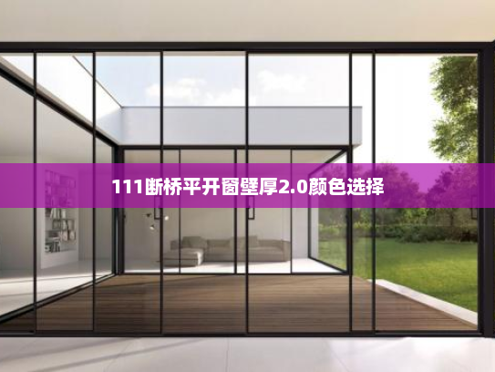 111断桥平开窗壁厚2.0颜色选择